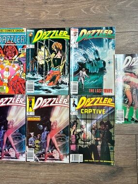 Marvel Dazzler Comic Lot - Red, Blue, Green, Yellow